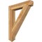 Ekena Millwork Traditional Arts & Crafts Rough Sawn Bracket, Western Red Cedar, 6"W x 38"D x 46"H BKT06X38X46TRA03RWR - alternate 1